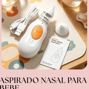 ASPIRADOR NASAL ELECTRICO PORTATIL PARA BEBE CON SUCCION AJUSTABLE