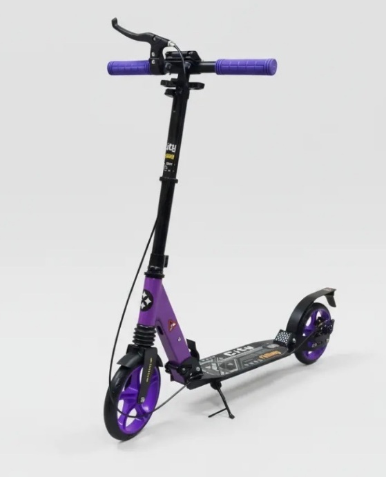 uc PATINETA FRENO DE DISCO CON AMORTIGUADOR