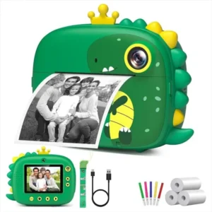CAMARA INFANTIL IMPRESORA TERMINCA DINO VERDE