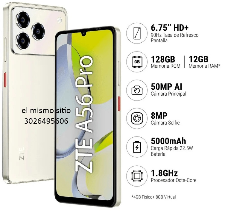 uc ZTE A56 PRO 128GB/4+8