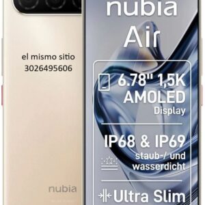 ZTE NUBIA AIR SLIM 5G 256GB/8+12