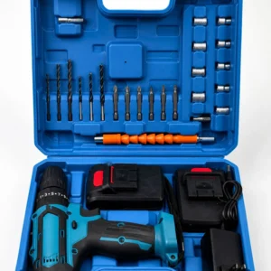 TALADRO AZUL DOBLE BATERIA