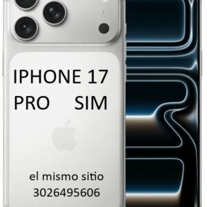 IPHONE 17 PRO SIM FISICA 256GB/12